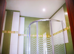 Окачен таван от влагоустойчив гипсокартон в бани - с лунички